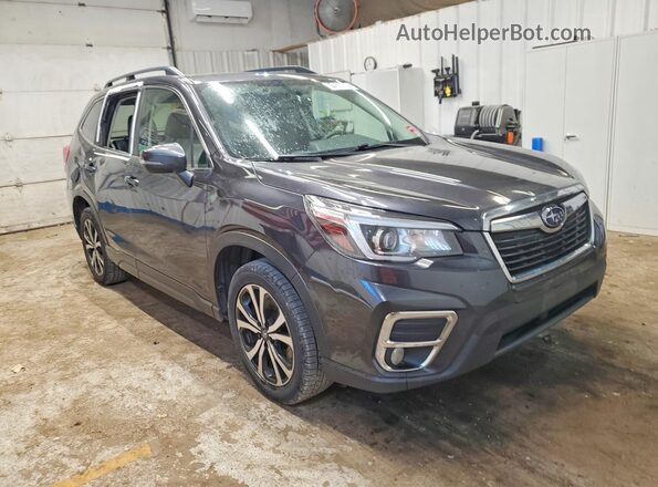 JF2SKASC2KH483156 2019 SUBARU FORESTER Gray Delantero derecho