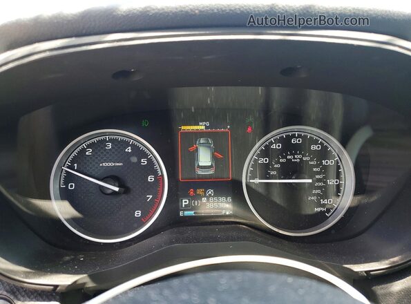 JF2SKASC2KH523879 2019 SUBARU FORESTER White Instrument cluster view