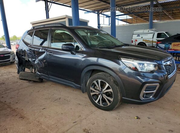 JF2SKASC3KH475776 2019 SUBARU FORESTER Charcoal Przód prawy