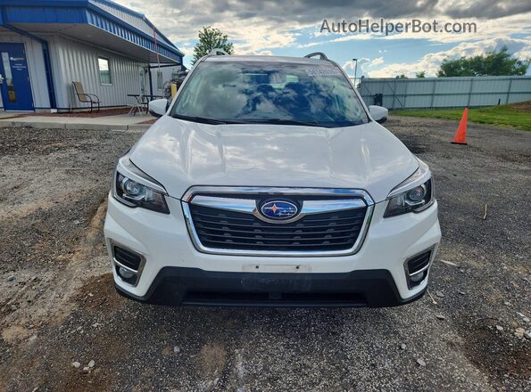 JF2SKASC3LH433819 2020 SUBARU FORESTER White წინა ხედი