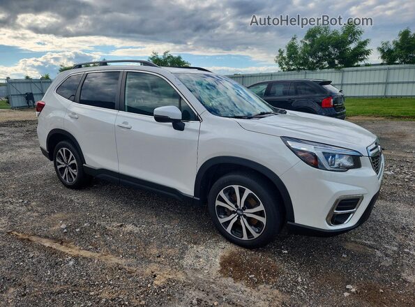 JF2SKASC3LH433819 2020 SUBARU FORESTER White წინა მარჯვენა