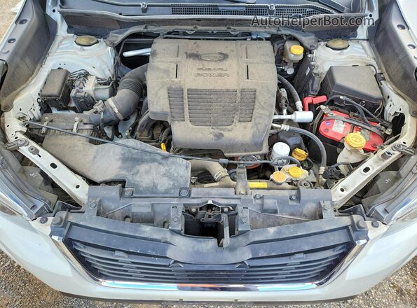 JF2SKASC3LH433819 2020 SUBARU FORESTER White უკანა სალონის ხედი