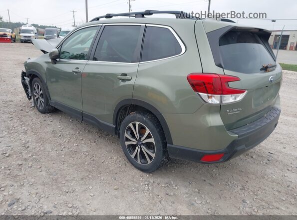 JF2SKASC3LH515503 2020 SUBARU FORESTER Green Trasero izquierdo