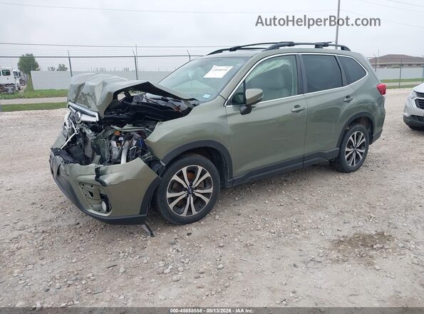 JF2SKASC3LH515503 2020 SUBARU FORESTER Green Vista tres cuartos delantera izquierda