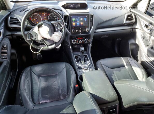JF2SKASC3LH551918 2020 SUBARU FORESTER Black Widok deski rozdzielczej