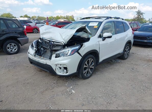 JF2SKASC3MH552259 2021 SUBARU FORESTER White Przód lewy