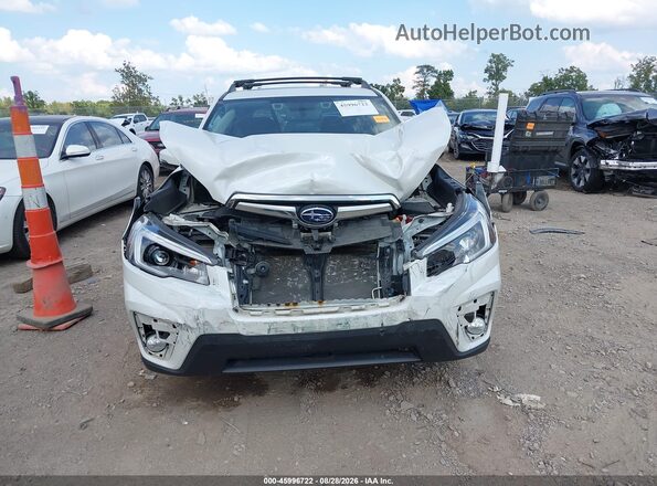 JF2SKASC3MH552259 2021 SUBARU FORESTER White Widok zestawu wskaźników