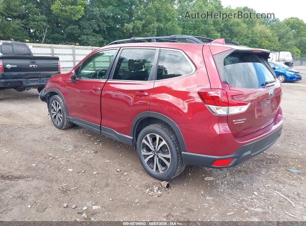 JF2SKASC4KH516299 2019 SUBARU FORESTER Red Հետևի ձախ