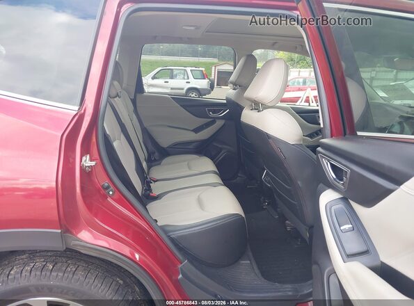 JF2SKASC4KH516299 2019 SUBARU FORESTER Red VIN կոդի պիտակի տեսք