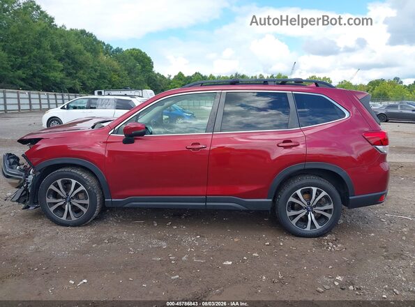 JF2SKASC4KH516299 2019 SUBARU FORESTER Red Սալոնի 360 աստիճան տեսք