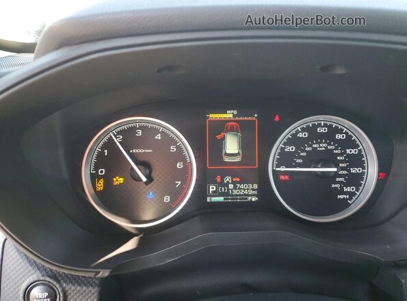 JF2SKASC4LH501626 2020 SUBARU FORESTER Silver Instrument cluster view