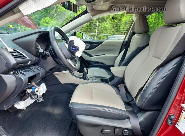 JF2SKASC4MH465292 2021 SUBARU FORESTER Red Vista interior delantera