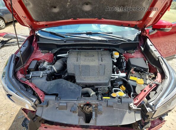 JF2SKASC4MH465292 2021 SUBARU FORESTER Red Vista del compartimento del motor