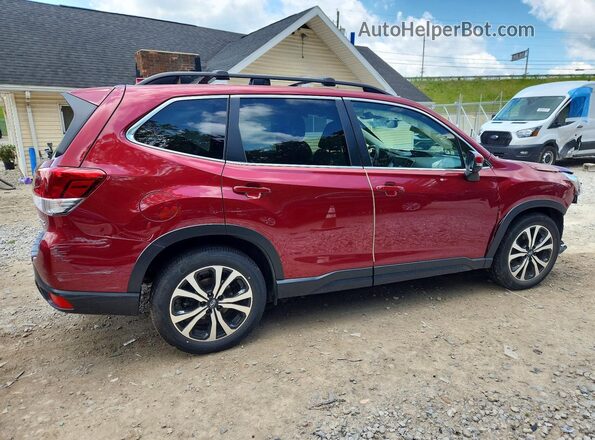 JF2SKASC4MH465292 2021 SUBARU FORESTER Red Trasero derecho