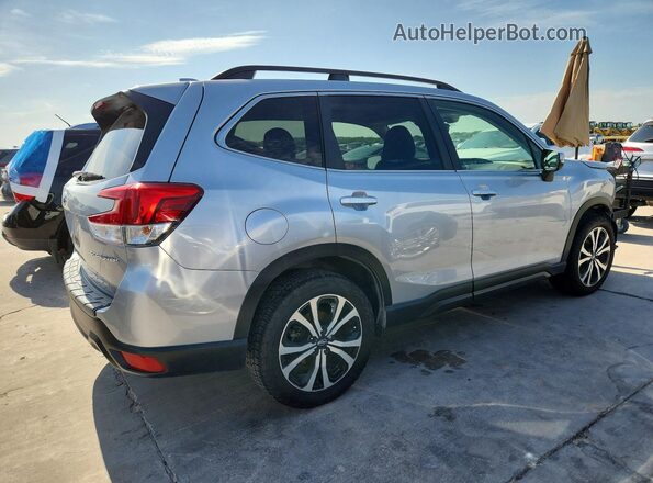 JF2SKASC5KH460714 2019 SUBARU FORESTER Серебряный Задняя правая четверть
