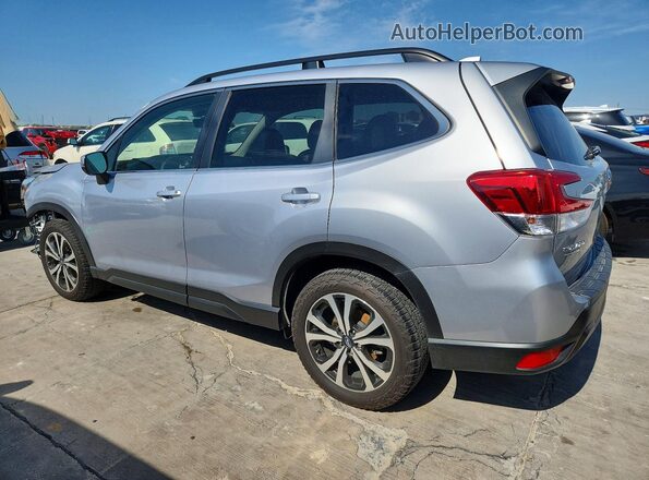 JF2SKASC5KH460714 2019 SUBARU FORESTER Серебряный Задняя левая четверть