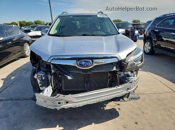 JF2SKASC5KH460714 2019 SUBARU FORESTER Серебряный Вид спереди