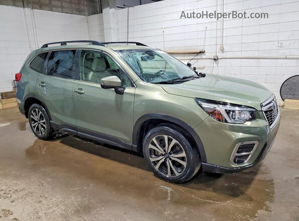 JF2SKASC5KH521995 2019 SUBARU FORESTER Green Առջևի աջ