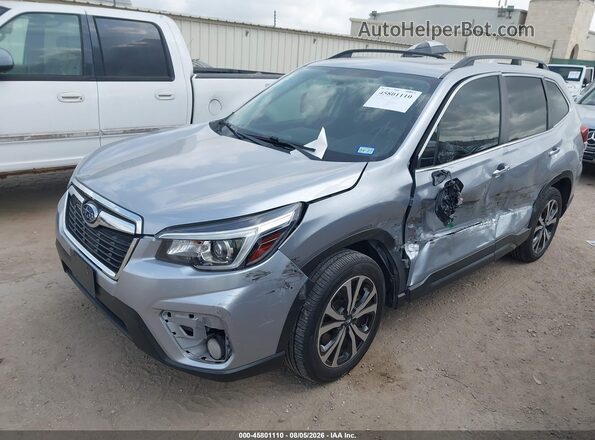 JF2SKASC6LH408753 2020 SUBARU FORESTER Silver Առջևի ձախ երեք քառորդ տեսարան