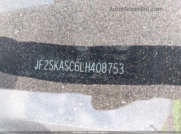 JF2SKASC6LH408753 2020 SUBARU FORESTER Silver Շարժիչի բաժամունքի տեսք