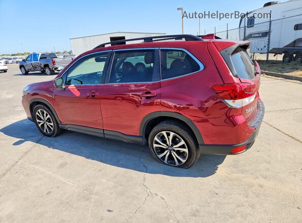 JF2SKASC6LH515494 2020 SUBARU FORESTER Red უკანა მარცხენა