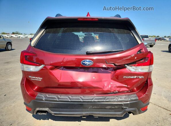 JF2SKASC6LH515494 2020 SUBARU FORESTER Red უკანა ხედი