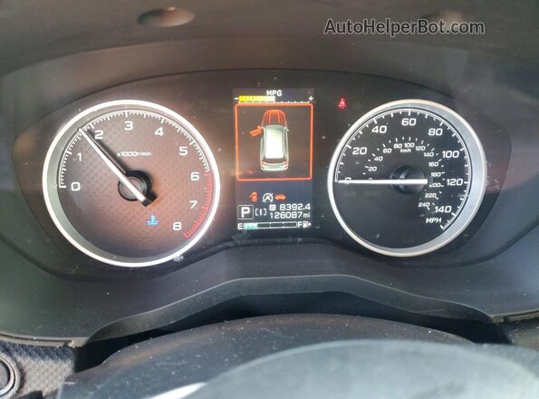 JF2SKASC8KH471965 2019 SUBARU FORESTER Черный Вид щитка приборов
