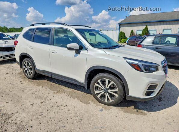JF2SKASC9MH594466 2021 SUBARU FORESTER White Przód prawy