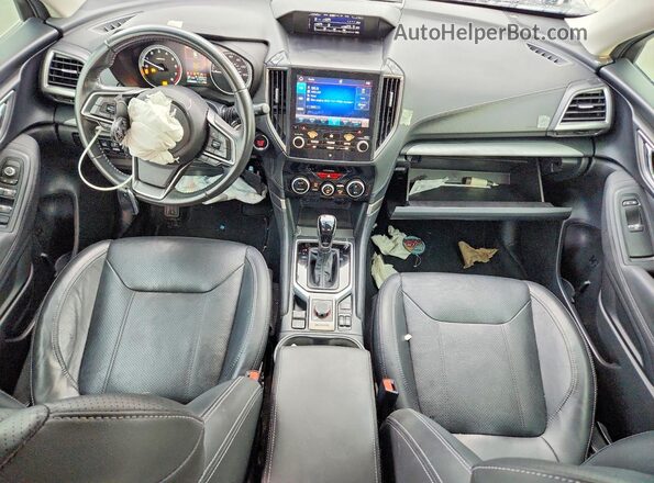 JF2SKASCXKH525895 2019 SUBARU FORESTER Gray წინა პანელის ხედი