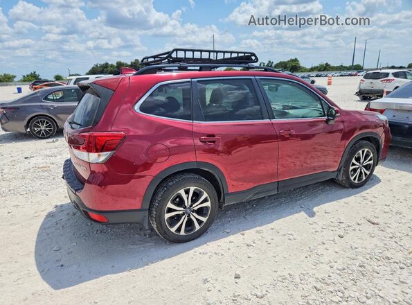 JF2SKAUC2MH566098 2021 SUBARU FORESTER Red Задня права чверть