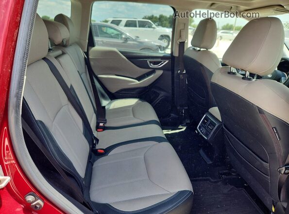 JF2SKAUC2MH566098 2021 SUBARU FORESTER Red Вид задніх сидінь