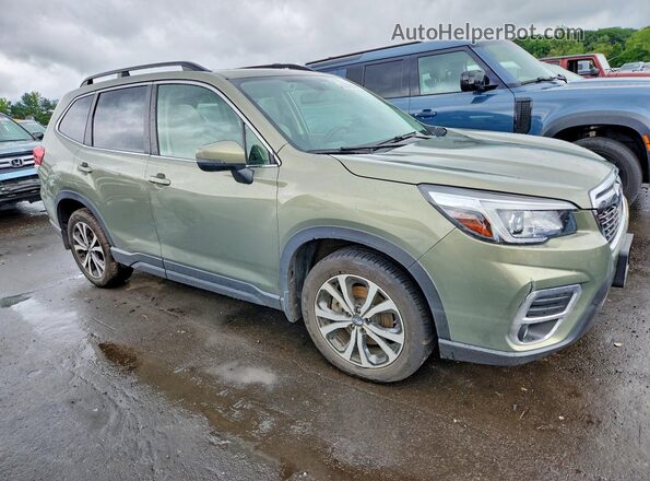 JF2SKAUC3LH596676 2020 SUBARU FORESTER Green Przód prawy