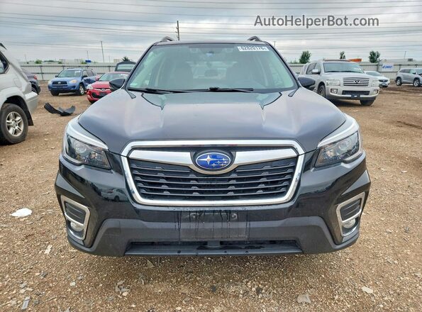 JF2SKAUC4MH575112 2021 SUBARU FORESTER Black Դիմացի տեսք