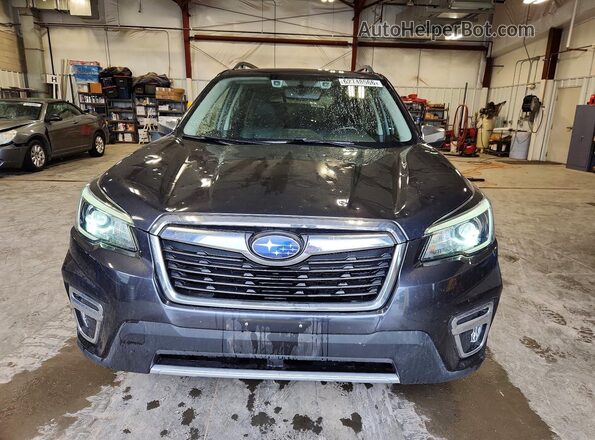 JF2SKAWC0KH409695 2019 SUBARU FORESTER Gray Front view