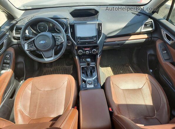 JF2SKAWC3KH585298 2019 SUBARU FORESTER Gray Widok deski rozdzielczej