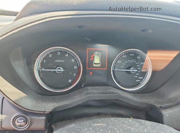 JF2SKAWC3KH585298 2019 SUBARU FORESTER Gray Widok zestawu wskaźników