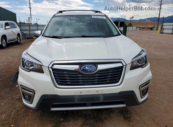 JF2SKAWC4KH512666 2019 SUBARU FORESTER White Դիմացի տեսք