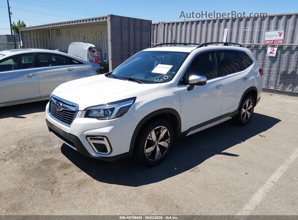 JF2SKAWC8KH475671 2019 SUBARU FORESTER Белый Передняя левая четверть