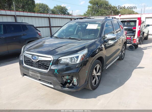 JF2SKAWC8KH526327 2019 SUBARU FORESTER Black Vista tres cuartos delantera izquierda
