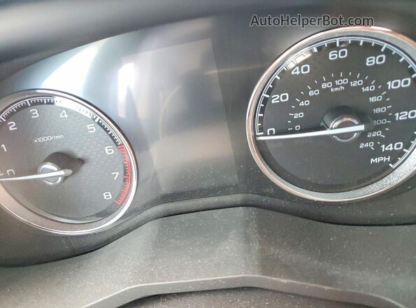 JF2SKAXC0MH557573 2021 SUBARU FORESTER Blue Instrument cluster view