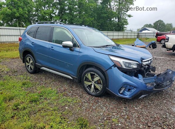 JF2SKAXC0MH557573 2021 SUBARU FORESTER Blue Front right