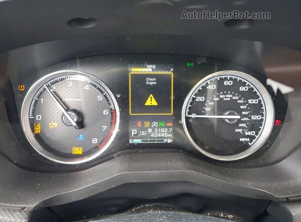 JF2SKAXC1LH526394 2020 SUBARU FORESTER Зеленый Вид щитка приборов