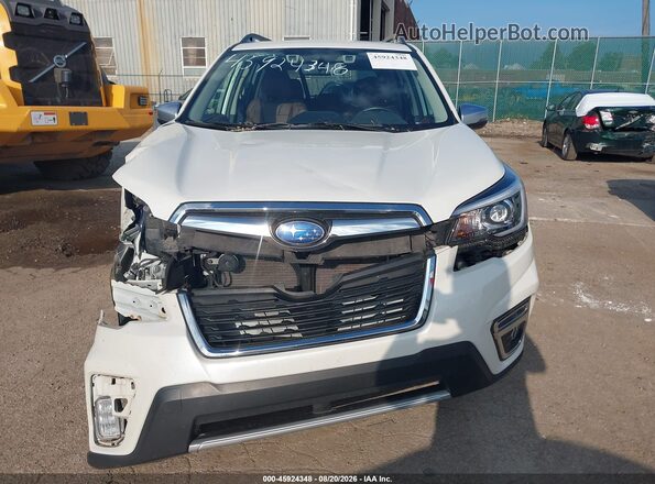JF2SKAXC3LH560210 2020 SUBARU FORESTER White Widok zestawu wskaźników