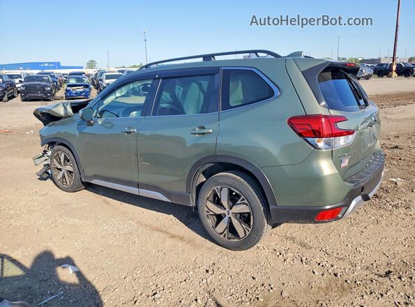 JF2SKAXC6MH560672 2021 SUBARU FORESTER Green Trasero izquierdo