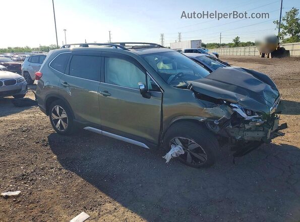 JF2SKAXC6MH560672 2021 SUBARU FORESTER Green Delantero derecho