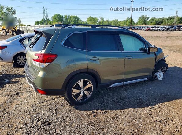 JF2SKAXC6MH560672 2021 SUBARU FORESTER Green Trasero derecho