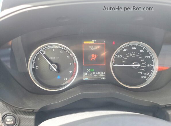JF2SKAXC7MH546697 2021 SUBARU FORESTER White Widok zestawu wskaźników
