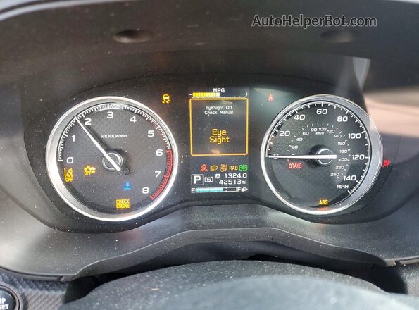 JF2SKAXC8MH454689 2021 SUBARU FORESTER Gray Սարքավորումների վահանակի տեսք