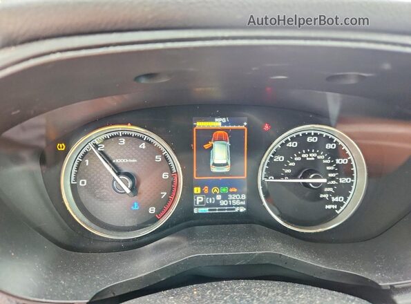 JF2SKAXC8MH575609 2021 SUBARU FORESTER Белый Вид щитка приборов