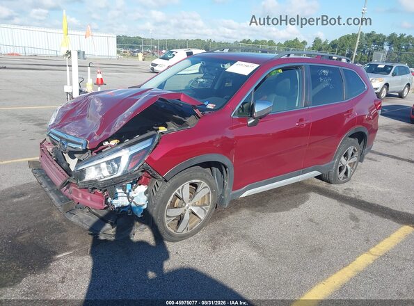 JF2SKAXCXLH406982 2020 SUBARU FORESTER Burgundy Vista tres cuartos delantera izquierda